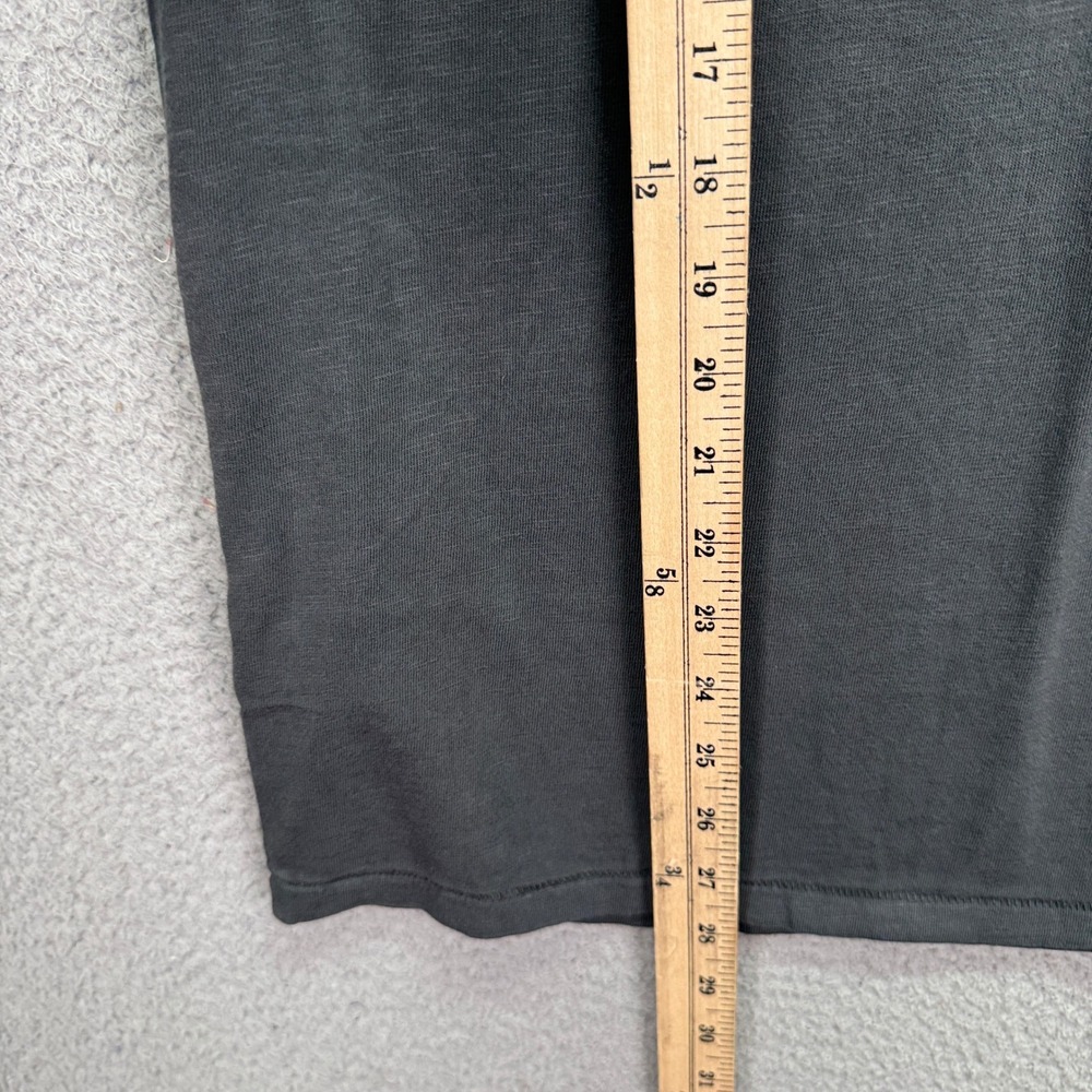 J Crew Tshirt Mens M Charcoal Gray Garment Dyed Slub Cotton Pocket Tee Preppy - Picture 8 of 11